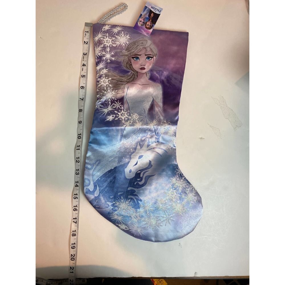NWT Frozen 2 Christmas Stocking Elsa by Kurt Adler NEW 19-inch - Picture 2 of 5